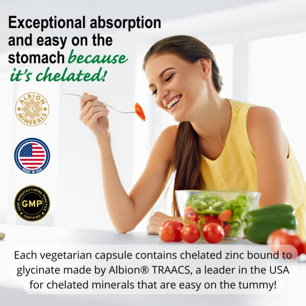 Cápsulas de zinc quelado