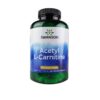 Swanson acetil-L-carnitina 500 mg frasco frontal