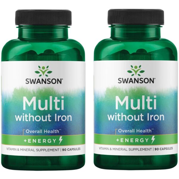 Version 1.0.0 Frontal del envase Swanson Active One Multivitamin sin hierro