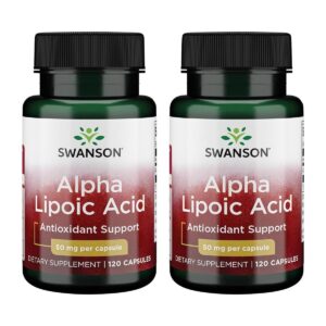 Frasco de Swanson Alpha Lipoic Acid 50 mg