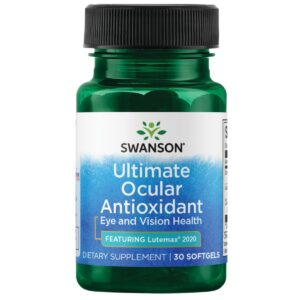 Frasco suplemento antioxidante ocular Swanson 30 cápsulas