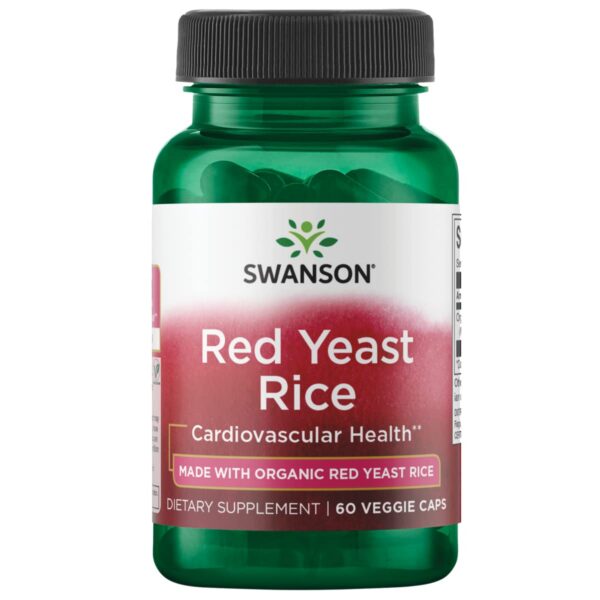 Version 1.0.0 Swanson arroz levadura roja orgánico 600 mg 60 cápsulas vegetales
