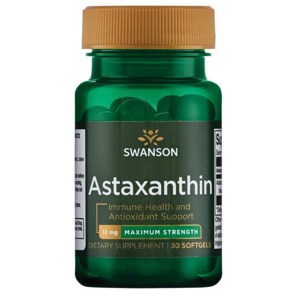 Frasco Swanson Astaxanthin 12 mg
