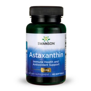 Version 1.0.0 Swanson Astaxanthin suplemento antioxidante para ojos 60 softgels