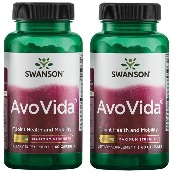 Swanson AvoVida suplemento natural para salud articular 60 cápsulas