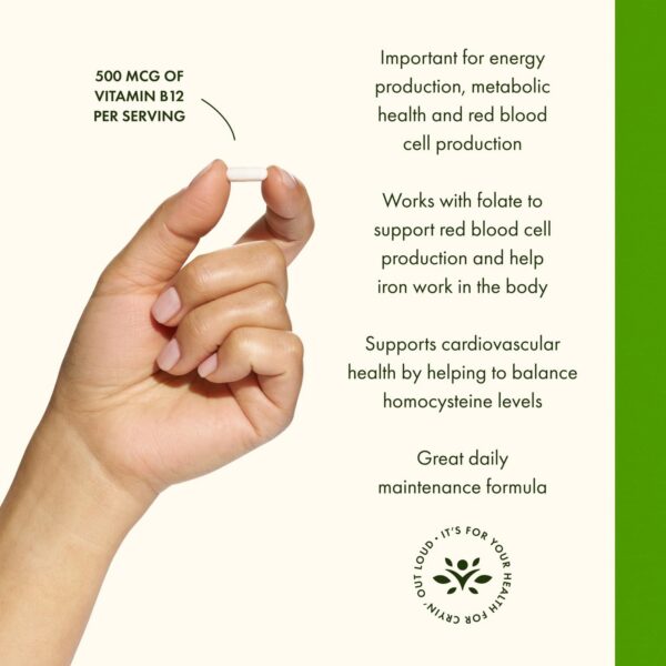 Version 1.0.0 Interior de frasco Swanson B12 500 mcg