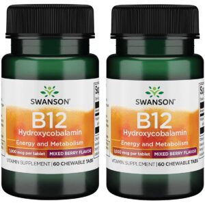 Tabletas sublinguales Swanson B-12 5 mg