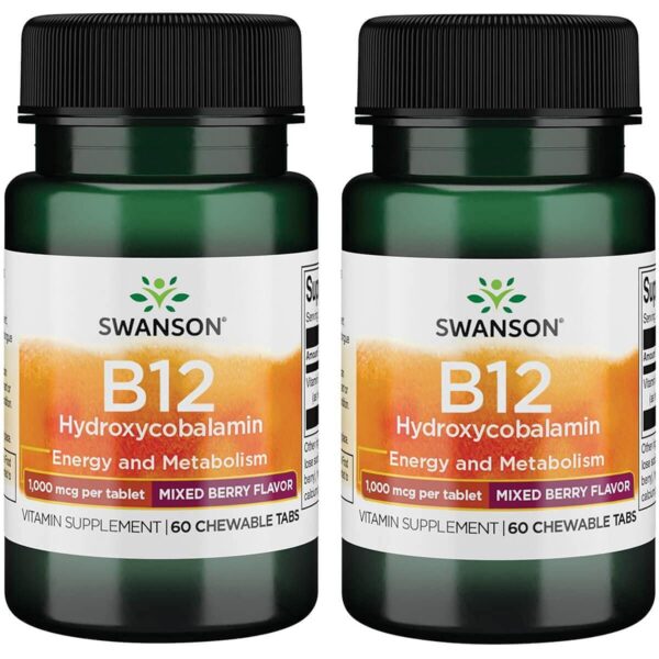 Tabletas sublinguales Swanson B-12 5 mg