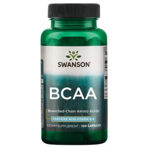 Version 1.0.0 Swanson BCAA cápsulas etiqueta frontal