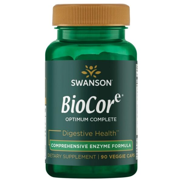 Version 1.0.0 Frontal de la caja de Swanson Biocore Enzimas