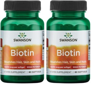 Caja Swanson Biotina - frente