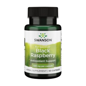 Frasco de Swanson Black Raspberry cápsulas