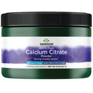Version 1.0.0 Frasco de citrato de calcio Swanson