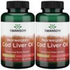 Swanson cod liver oil frasco 1250IU A 135IU D
