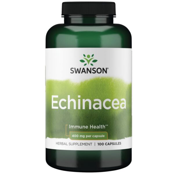 Swanson echinacea suplemento inmunológico 100 cápsulas 400 mg