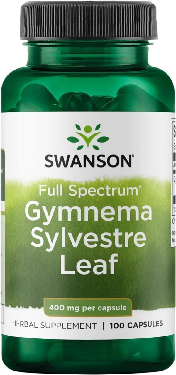 Swanson Gymnema Sylvestre cápsulas frasco 100 unidades