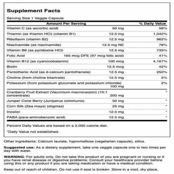 Version 1.0.0 Etiqueta de la caja Swanson Kidney Essentials
