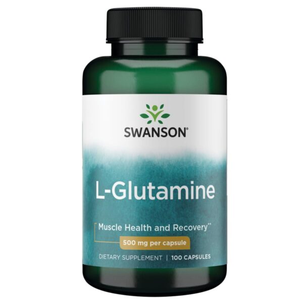 Cápsula de L-Glutamina Swanson 500 mg