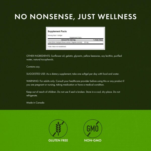 Cápsulas suaves de Swanson Luteína