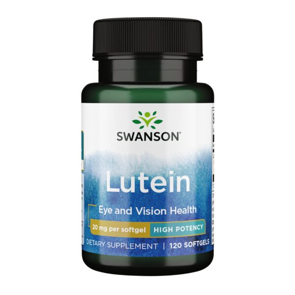 Swanson Luteína 20 mg 120 sgels frasco