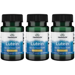 Frente del envase Swanson luteína 60 cápsulas