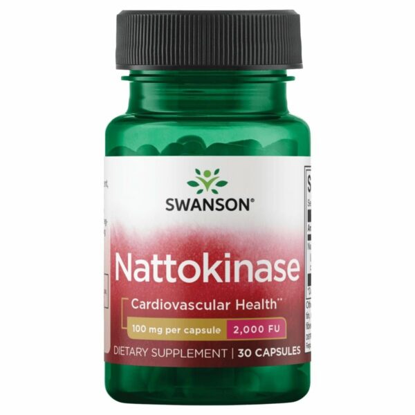 Frasco de Swanson nattokinase 2000 fu por cápsula