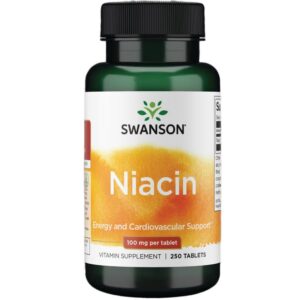 Frente del envase Swanson Niacin 100 mg NE