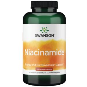 Swanson niacinamida 500mg cápsulas apoyo salud articular