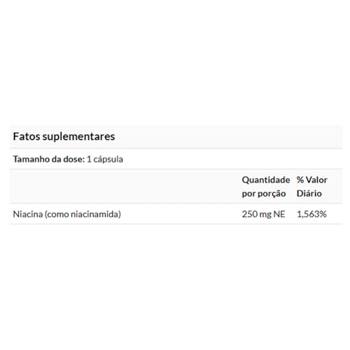 Swanson niacinamida cápsulas apoyo metabolismo caja y cápsula