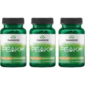 Swanson Peak ATP suplemento cápsulas vegetales