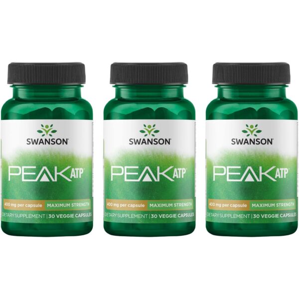 Swanson Peak ATP suplemento cápsulas vegetales