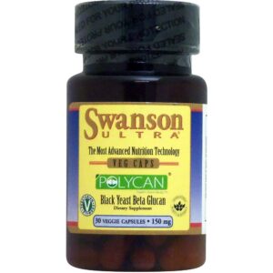 Swanson Polycan levadura negra suplemento para huesos 30 cápsulas