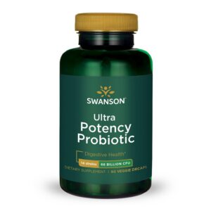 Swanson probiótico ultra potencia apoyo digestivo 60 cápsulas veganas