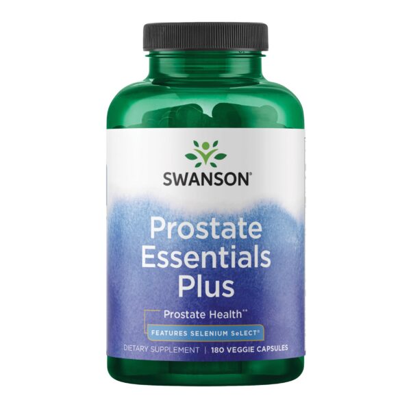 Version 1.0.0 Frasco de suplemento Swanson Prostate Plus para salud prostática masculina