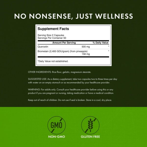 Version 1.0.0 Cápsulas de quercetina y bromelina