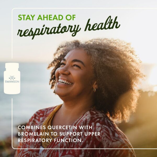 Etiqueta Swanson Quercetina Bromelina