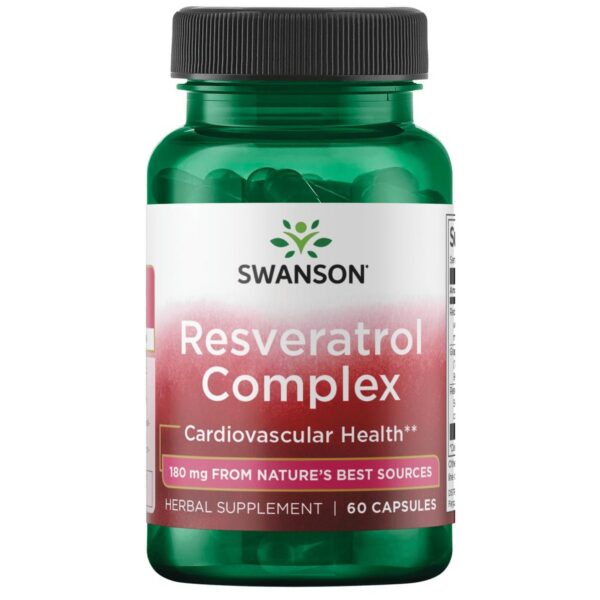 Frasco de Swanson Resveratrol Complex
