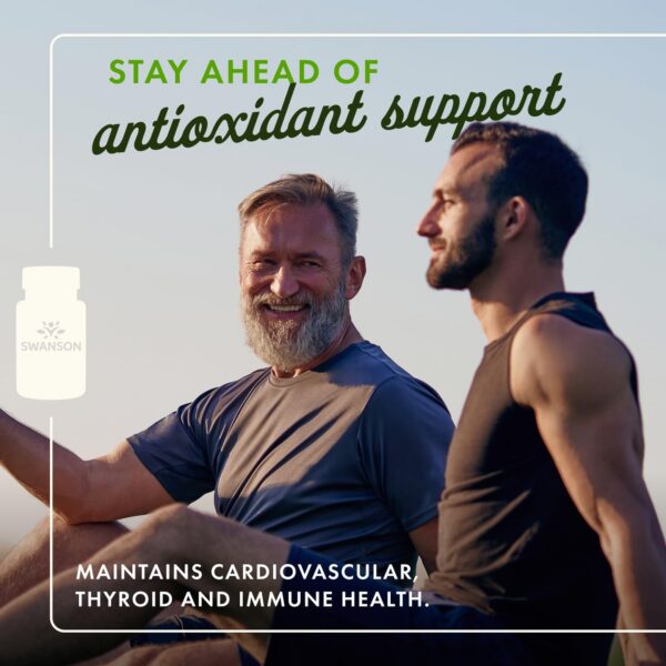 Etiqueta del suplemento Swanson selenio