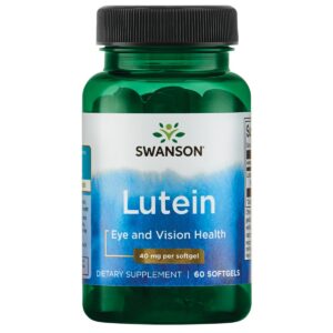 Version 1.0.0 Swanson Suplemento Luteína para salud ocular con cápsulas blandas