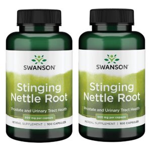 Swanson suplemento raíz de ortiga 100 cápsulas pack 2