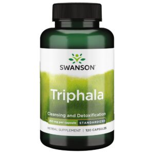 Version 1.0.0 Swanson Triphala suplemento ayurvédico 120 cápsulas 250 mg
