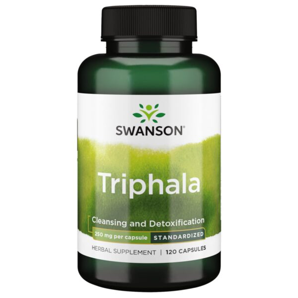 Swanson Triphala suplemento ayurvédico 120 cápsulas 250 mg