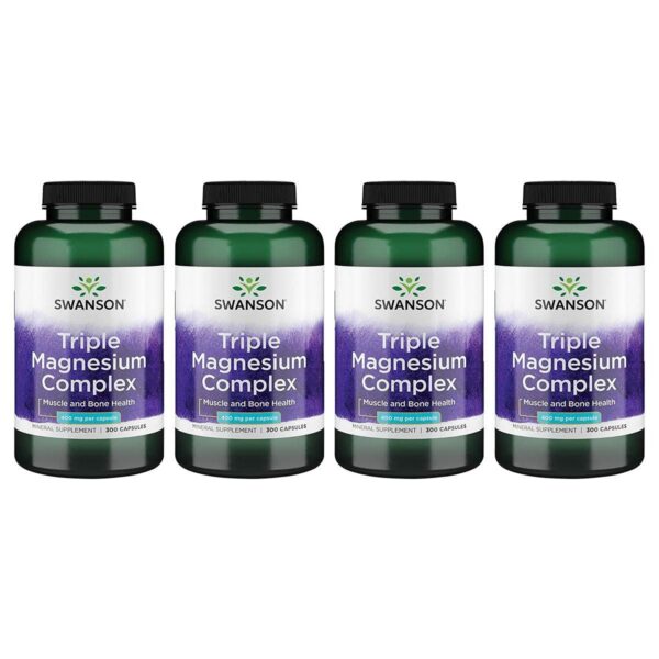 Frente del empaque Swanson Triple Magnesium Complex