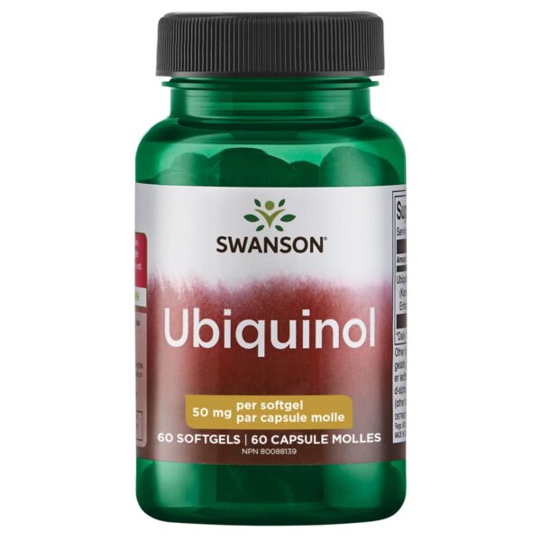 Version 1.0.0 Swanson ubiquinol 50 mg frasco frontal