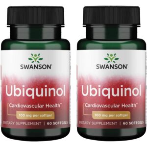 Frasco Swanson Ubiquinol 100 mg frontal