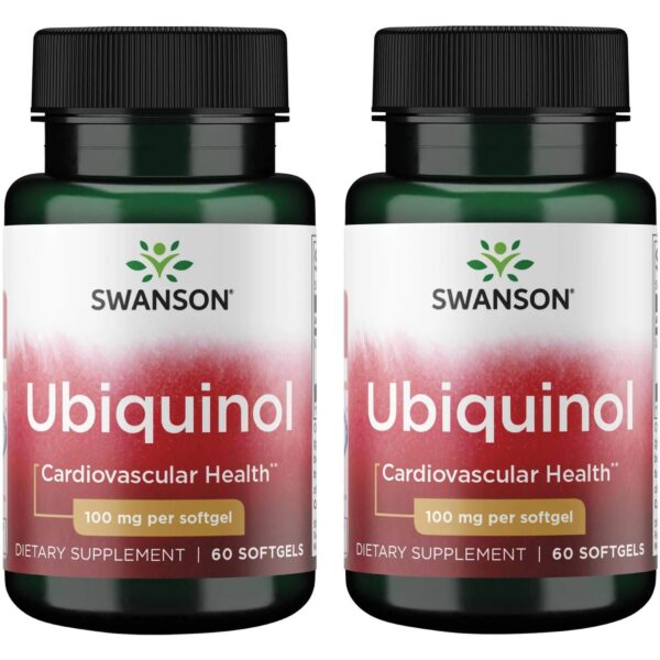 Frasco Swanson Ubiquinol 100 mg frontal