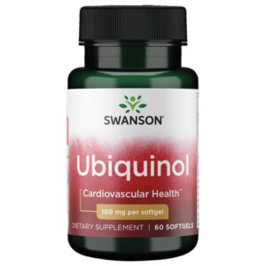 Frente de Swanson Ubiquinol 100 mg 60 cápsulas