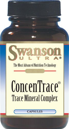 Etiqueta lateral derecha del producto Swanson Trace MIN CMP