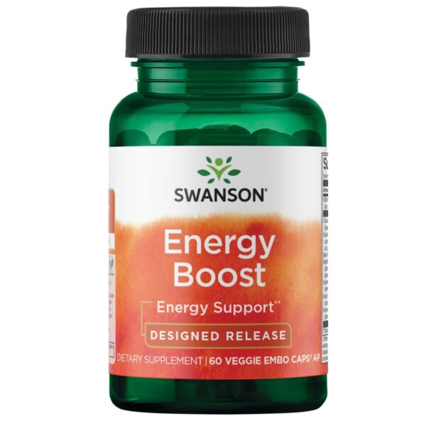 Swanson Ultra Energy Boost 60 cápsulas vegetales energía natural