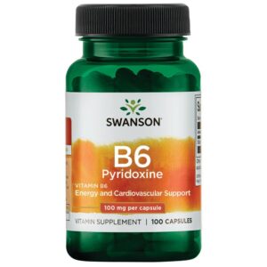 Version 1.0.0 Frente de Swanson Vitamina B-6 100 mg 100 cápsulas